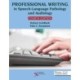 Professional Writing in Speech-Language Pathology and Audiology