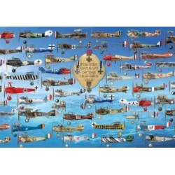 Fighter Aircraft of the 1914-1918 War Jigsaw (1000-piece)