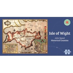 Isle of Wight Historical 1610 Map 1000 Piece Puzzle
