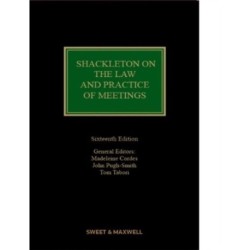 Shackleton on The Law and Practice of Meetings