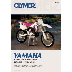 Yamaha YZ125-250 (1988-1993) & WR250Z (1991-1993) Motorcycle Service Repair Manual