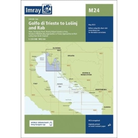 Imray Chart M24: Golfo di Trieste to Losinj and Rab