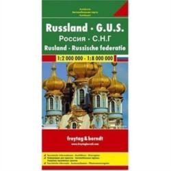 Russia - CIS Road Map 1:2 000 000 - 1:8 000 000