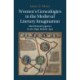Women's Genealogies in the Medieval Literary Imagination: Matrilineal Legacies in the High Middle Ages