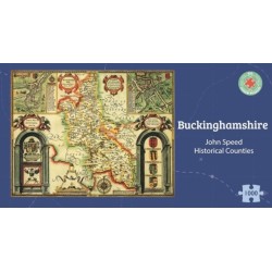 Buckinghamshire Historical 1610 Map 1000 Piece Puzzle