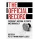 The Official Record: Oversight, National Security and Democracy