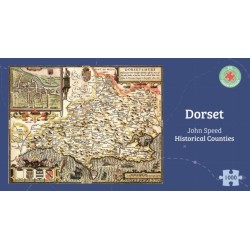 Dorset Historical 1610 Map 1000 Piece Puzzle
