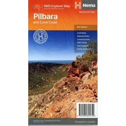Pilbara & Coral Coast Map