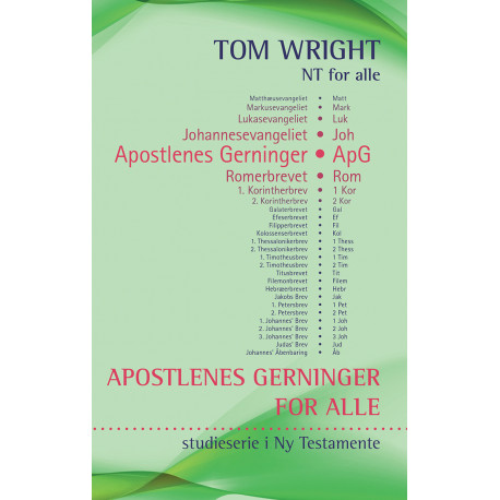 Apostlenes Gerninger for alle: studieserie i Ny Testamente