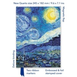 Vincent van Gogh: The Starry Night (Foiled Quarto Journal)