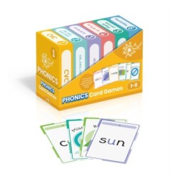 Phonic Books Dandelion Card Games: Sounds of the alphabet, consonant clusters and digraphs and VCe spellings
