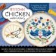 Stitchin' Chicken Embroidery Kit: Includes Cotton Fabric, 6” Embroidery Hoop, Embroidery Floss, 2 Embroidery Needles, Instruction Book, Pattern Transfer Sheets