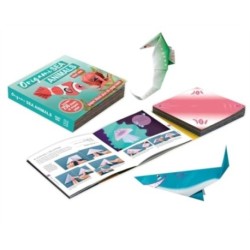 Origami Sea Animals: Paper Block Plus 64-Page Book