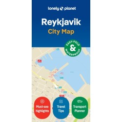 Lonely Planet Reykjavik City Map