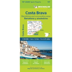 Barcelona y Alrededores Costa Brava - Zoom Map 147: Map