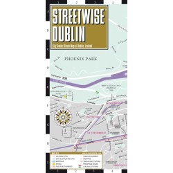 Streetwise Dublin Map - Laminated City Center Street Map of Dublin, Ireland