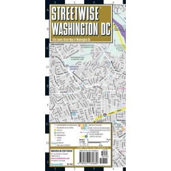 Streetwise Washington DC Map - Laminated City Center Street Map of Washington, DC: City Plans