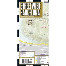 Streetwise Barcelona Map - Laminated City Center Street Map of Barcelona, Spain: City Plans