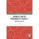 Chinese Law of Personality Rights I: Theory and Practice