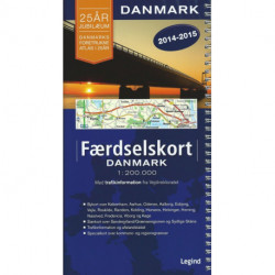 Færdselskort Danmark 2014 - 2015