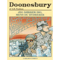 Doonesbury. Jeg dækker dig, mens du hydrerer