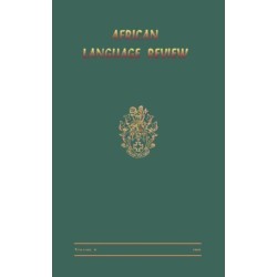 African Language Review: Formerly the Sierra Leone Language Review