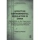 Effective Environmental Regulation in China: Reflections on the Experience of European Union Legislation on Environmental Permits