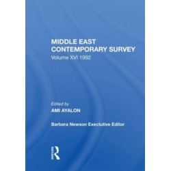 Middle East Contemporary Survey, Volume Xvi, 1992