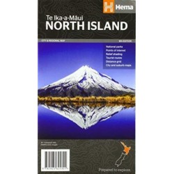 North Island New Zealand Map