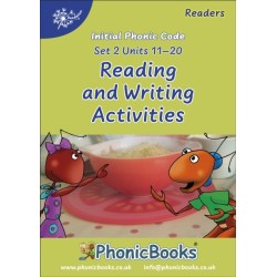 Phonic Books Dandelion Readers Reading and Writing Activities Set 2 Units 11-20: Consonant digraphs and simple two-syllable words