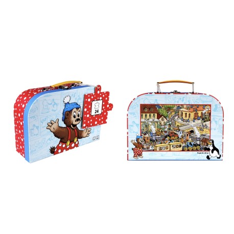 Rasmus Klump kuffert med puslespil: Myldre puslespil - 24 brikker