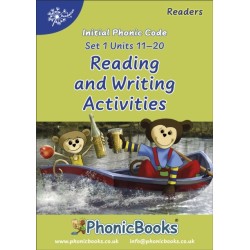 Phonic Books Dandelion Readers Reading and Writing Activities Set 1 Units 11-20: Consonant digraphs and simple two-syllable words