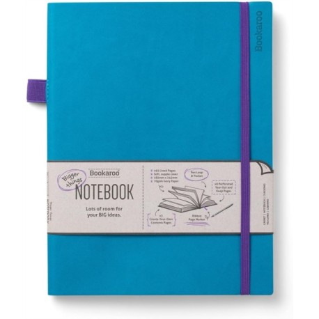Bookaroo Bigger Things Notebook Journal - Turquoise