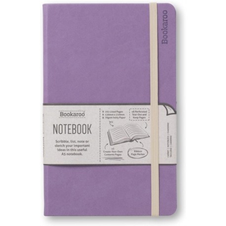 Bookaroo Notebook (A5) Journal - Aubergine