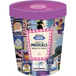 50 Must-See Musicals Bucket List 1000-Piece Puzzle