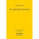 Der apokryphe Nietzsche: Auf den Spuren des Denkens von Friedrich Nietzsche in Rechtsphilosophie und -theorie