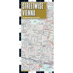 Streetwise Vienna Map - Laminated City Center Street Map of Vienna, Austria