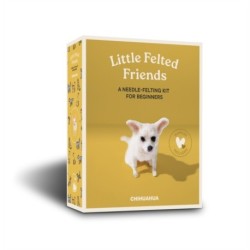 Little Felted Friends: Chihuahua: Dog Needle-Felting Beginner Kits with Needles, Wool, Supplies, and Instructions