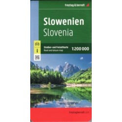 Slovenia: Road and Leisure Map