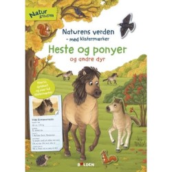 Heste og ponyer: Naturens verden - med klistermærker