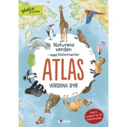 Atlas: Verdens dyr: Naturens verden - med klistermærker
