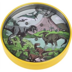 Tin tilt puzzle - Prehistoric Land Dinosaur