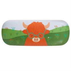 Sass & Belle Highland Cow Glasses Case