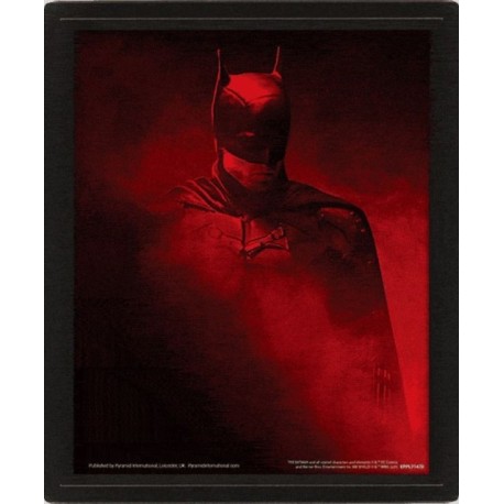 The The Batman (Vengence) 10 x 8" 3D Lenticular Poster (Framed)