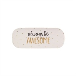 Sass & Belle Metallic Monochrome Awesome Glasses Case