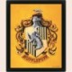 Harry Potter (Colourful Crest Hufflepuff) 3D Lenticular Poster (Framed)