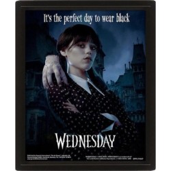 Wednesday (Perfect Day) 10 x 8" 3D Lenticular Poster (Framed)