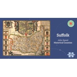 Suffolk Historical 1610 Map 1000 Piece Puzzle