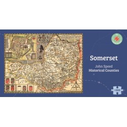 Somerset Historical 1610 Map 1000 Piece Puzzle