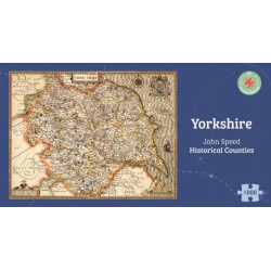 Yorkshire Historical 1610 Map 1000 Piece Puzzle